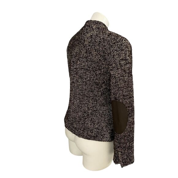 Jones New York Blazer Womens 6 Brown Tweed Jacket Professional Work Office - Picture 6 of 16